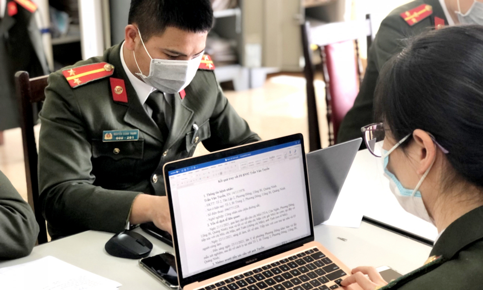 Công an Uông Bí: Những đêm trắng chống dịch Covid-19