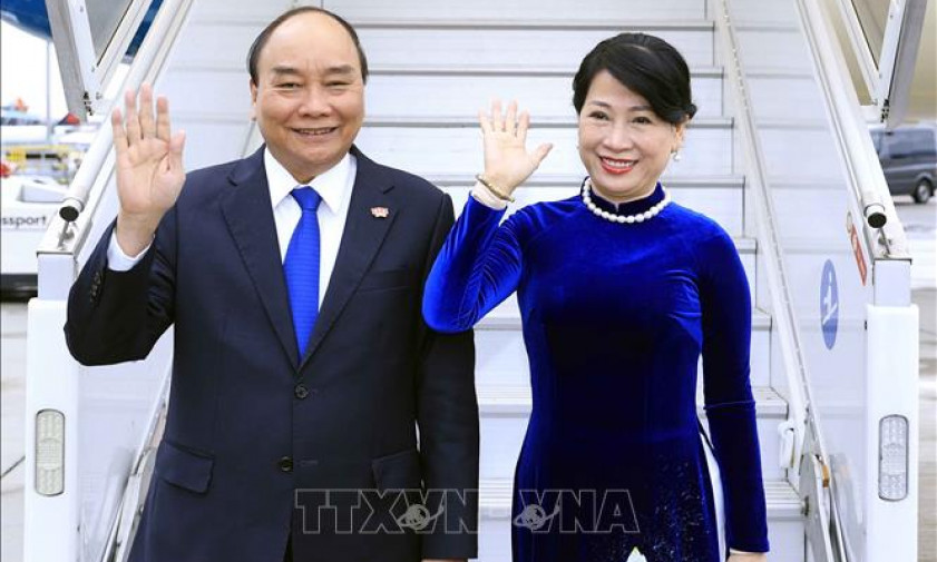 Chủ tịch nước Nguyễn Xuân Phúc lên đường thăm chính thức LB Nga
