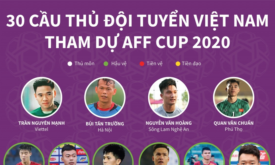 Danh sách đội tuyển Việt Nam tham dự AFF Cup