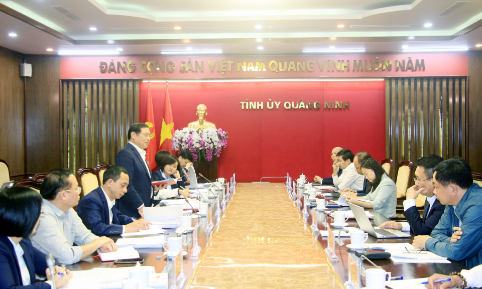Ban Tuyên giáo Trung ương làm việc với tỉnh Quảng Ninh