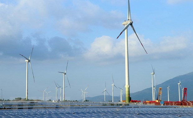 A wind farm in Việt Nam.