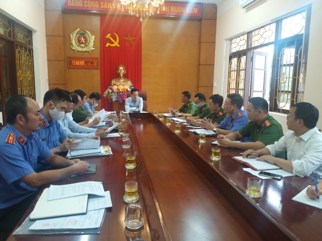 Hội đồng phối hợp liên ngành kiểm tra công tác TGPL trong hoạt động tố tụng tại huyện Đầm Hà.