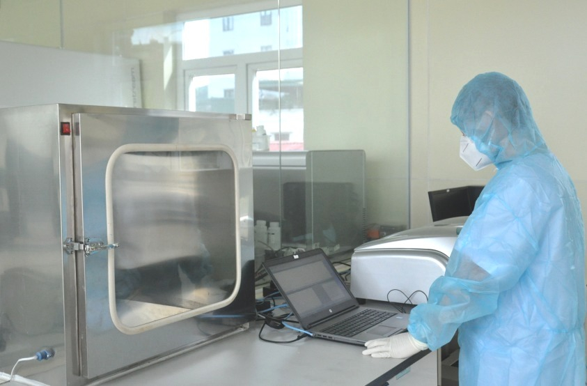 Xét nghiệm SARS-CoV-2 Tại CDC tỉnh.