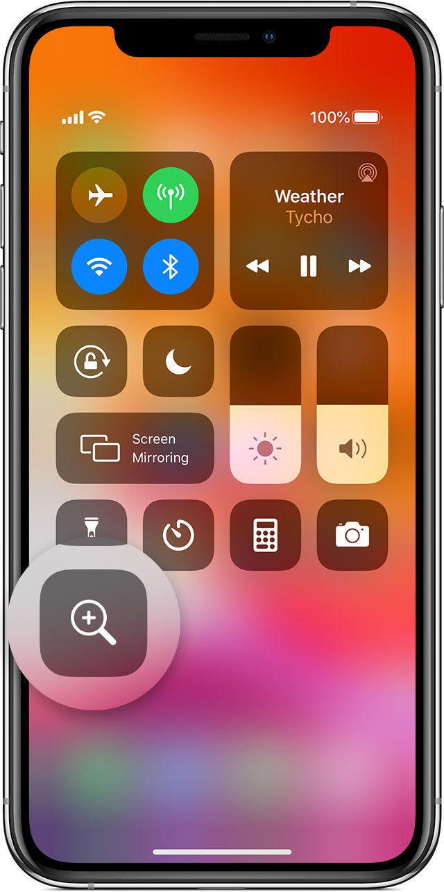 ios13-iphone-xs-control-center-magnifier