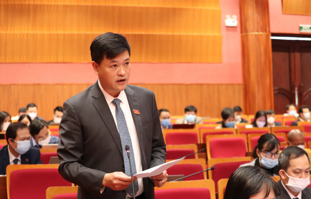 Đại biểu Phạm Duy Thanh, Tổ đại biểu TP Cẩm Phả.