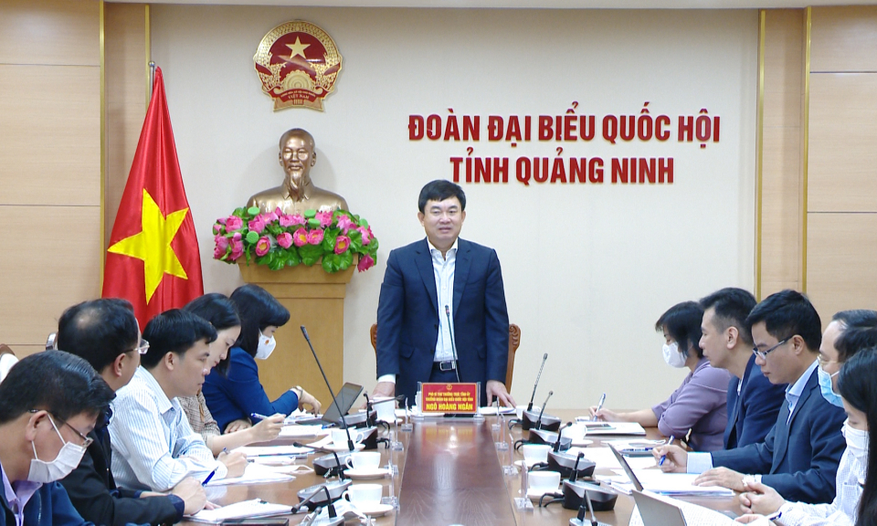Đoàn ĐBQH tỉnh triển khai chương trình giám sát việc thực hiện chính sách, pháp luật về công tác quy hoạch