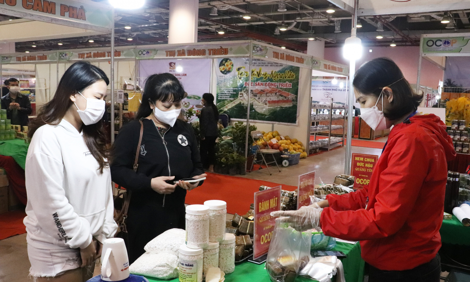 Hội chợ OCOP Quảng Ninh năm 2021 đạt doanh thu trên 4,3 tỷ đồng