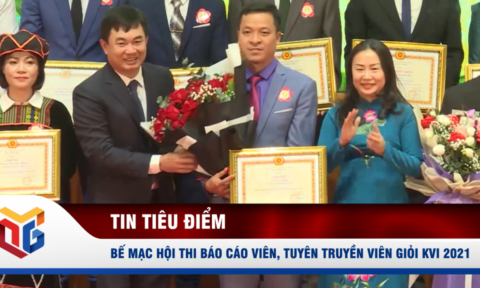 Thí sinh Quảng Ninh đoạt giải Nhì tại Hội thi báo cáo viên, tuyên truyền viên giỏi Khu vực I năm 2021