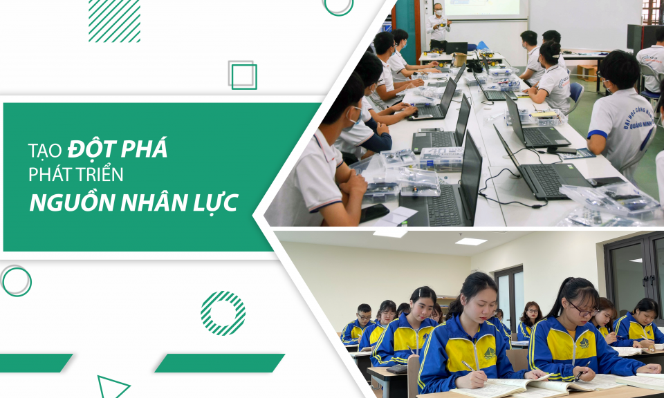 Tạo đột phá phát triển nguồn nhân lực