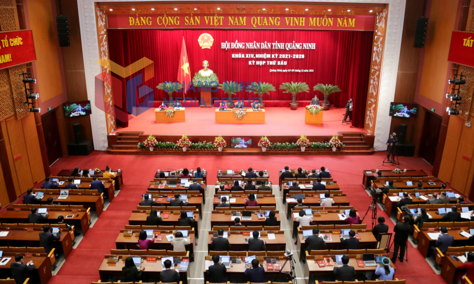 Kỳ họp thứ 6 HĐND tỉnh khóa XIV, tháng 12-2021