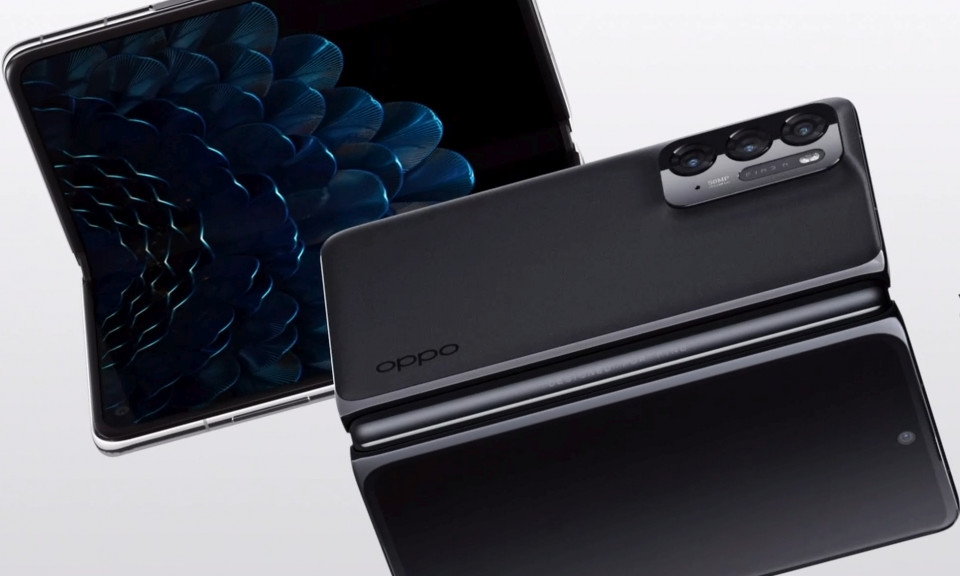 Đây là OPPO Find N: Thiết kế gập giống Galaxy Z Fold3, không có nếp nhăn màn hình