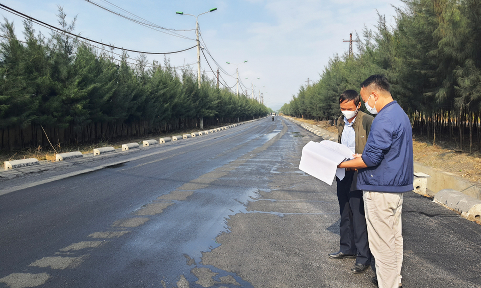 Đảm bảo ATGT trên tuyến đường chuyên dùng Khe Ngát - Điền Công