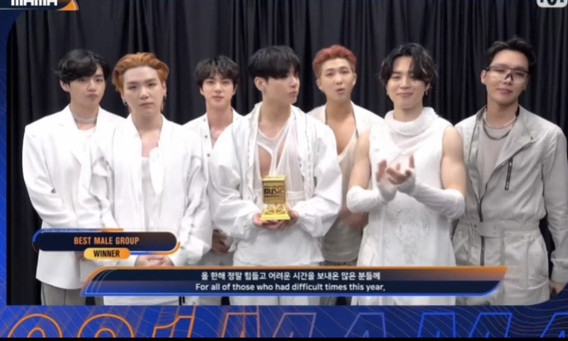 BTS giành giải Album của năm tại lễ trao giải Mnet Asian Music Awards 2021