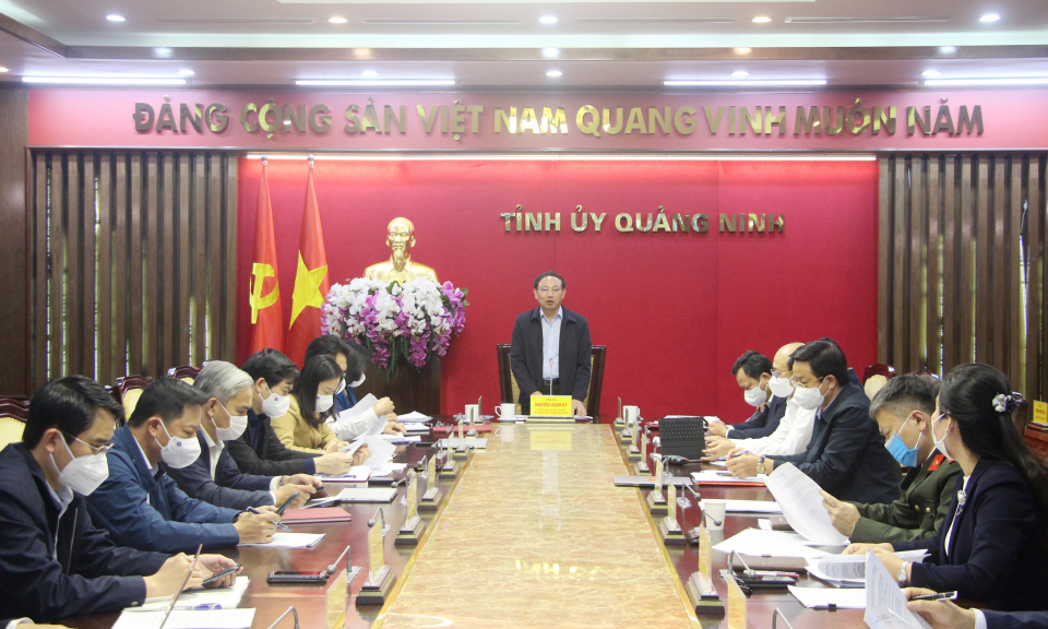 Giao ban Thường trực Tỉnh ủy