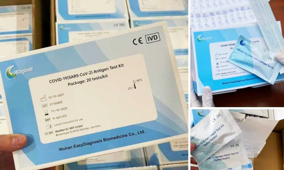  Đảm bảo cung ứng kit test nhanh Covid-19 