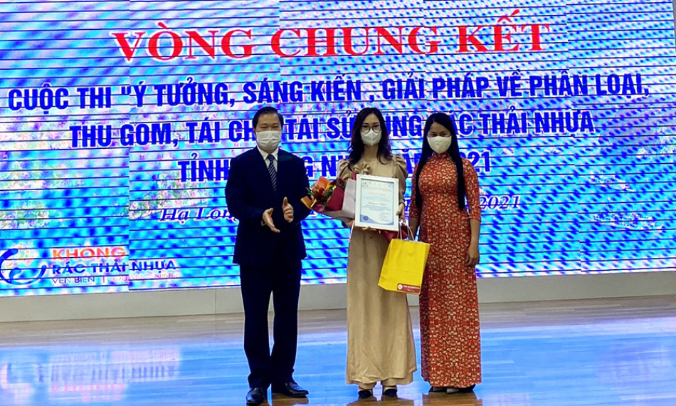 Chung kết cuộc thi “Ý tưởng, sáng kiến, giải pháp về phân loại, thu gom, tái chế, tái sử dụng rác thải nhựa” tỉnh Quảng Ninh năm 2021