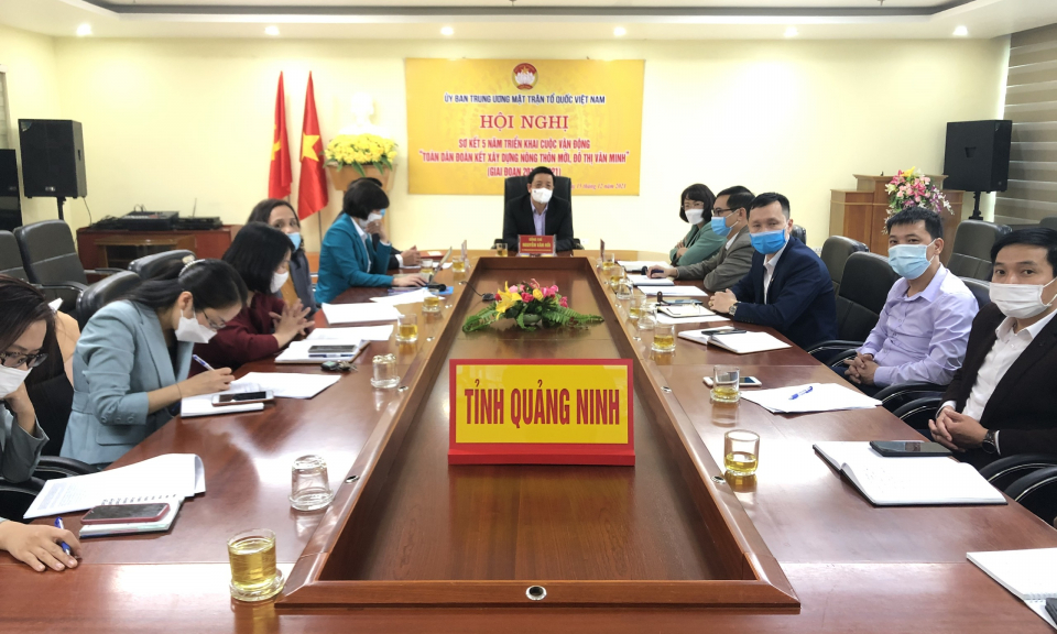 Sơ kết 5 năm triển khai cuộc vận động “Toàn dân đoàn kết xây dựng nông thôn mới, đô thị văn minh” 