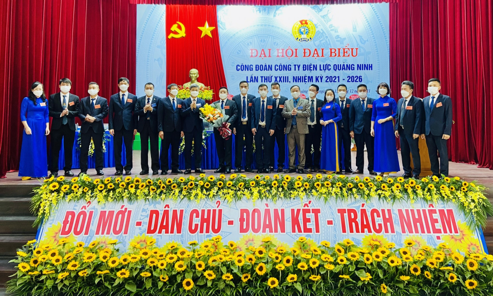 Đại hội Đại biểu công đoàn Công ty Điện lực Quảng Ninh lần thứ XXIII, nhiệm kỳ 2021-2026
