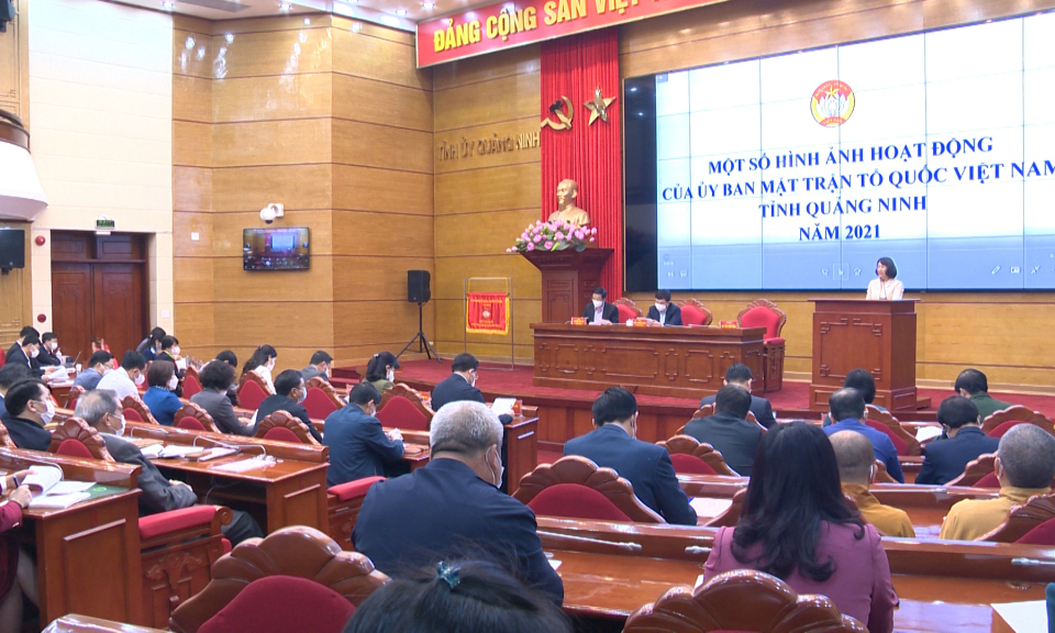 Hội nghị Ủy ban MTTQ tỉnh Quảng Ninh lần thứ 8 khóa XI
