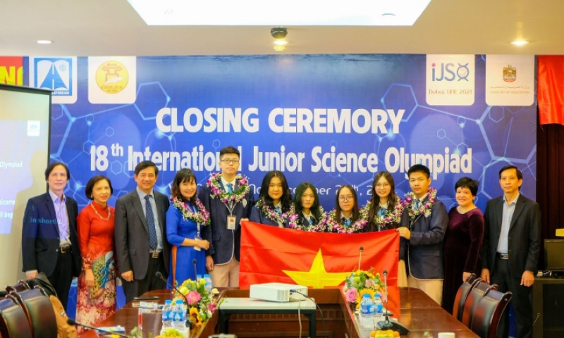 Việt Nam đạt kết quả tốt nhất từ trước đến nay tại Olympic khoa học trẻ quốc tế
