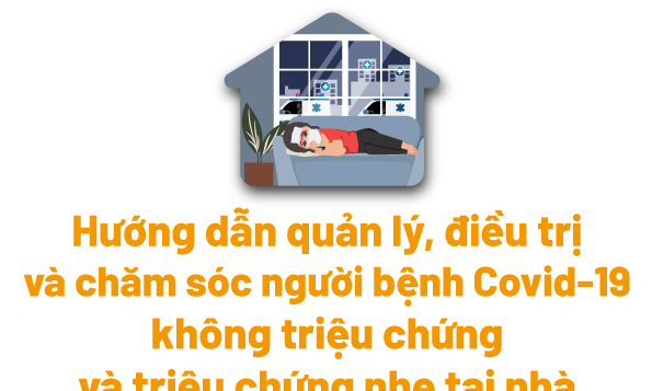 Hướng dẫn quản lý, điều trị và chăm sóc người bệnh Covid-19 không triệu chứng và triệu chứng nhẹ tại nhà