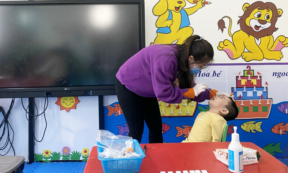 Chủ động tầm soát, hạn chế thấp nhất dịch bệnh lây lan trong trường học 