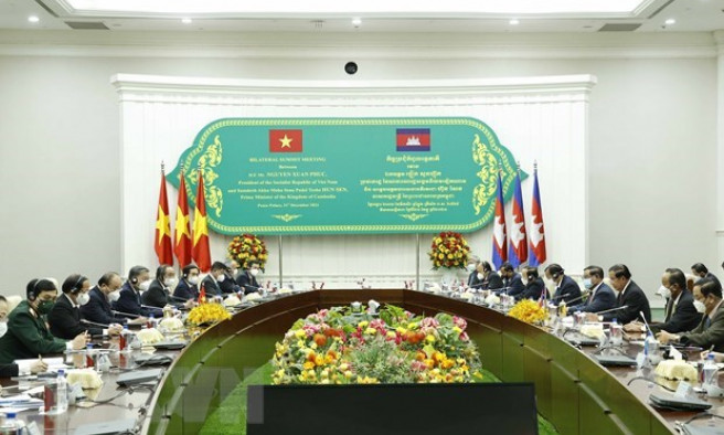 Chủ tịch nước Nguyễn Xuân Phúc kết thúc tốt đẹp chuyến thăm Campuchia