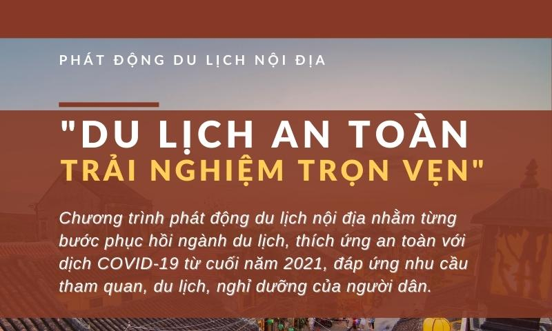 Phát động du lịch nội địa an toàn, trải nghiệm trọn vẹn