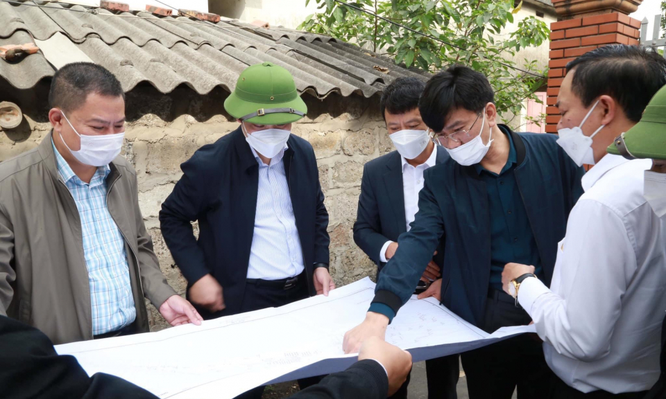 Đẩy mạnh công tác giải phóng mặt bằng