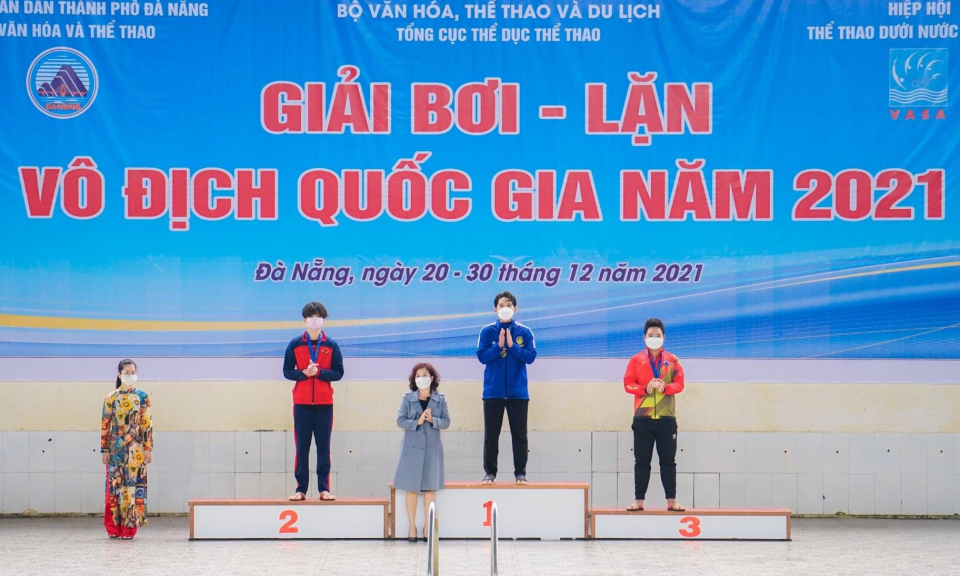 Quảng Ninh giành 2 HCV tại Giải Lặn VĐQG 2021