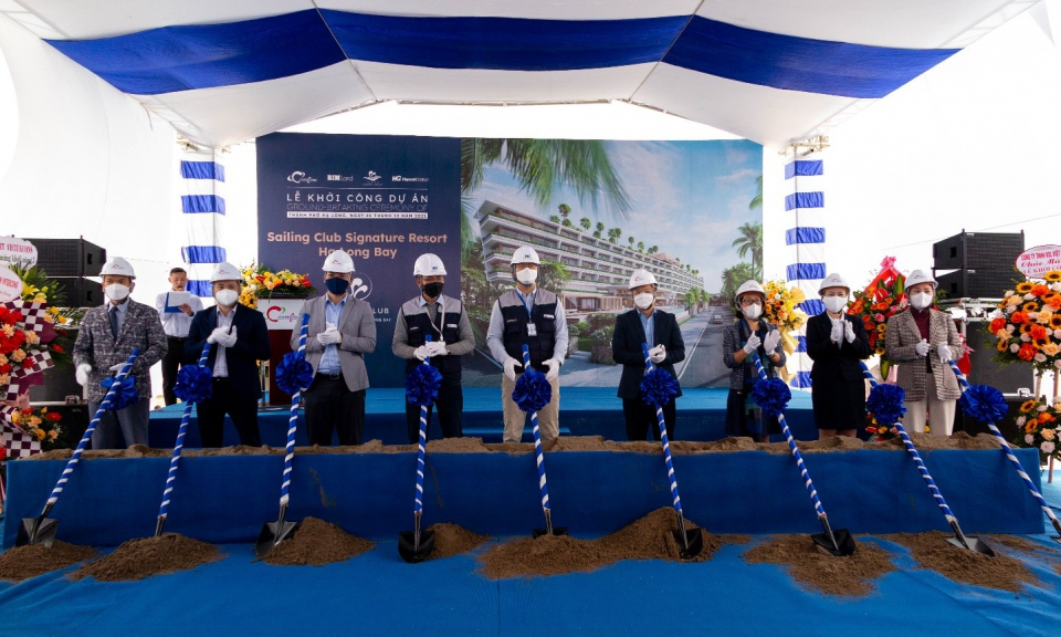BIM Land công bố đơn vị quản lý dự án cùng tổng thầu và khởi công Sailing Club Signature Resort Ha Long Bay