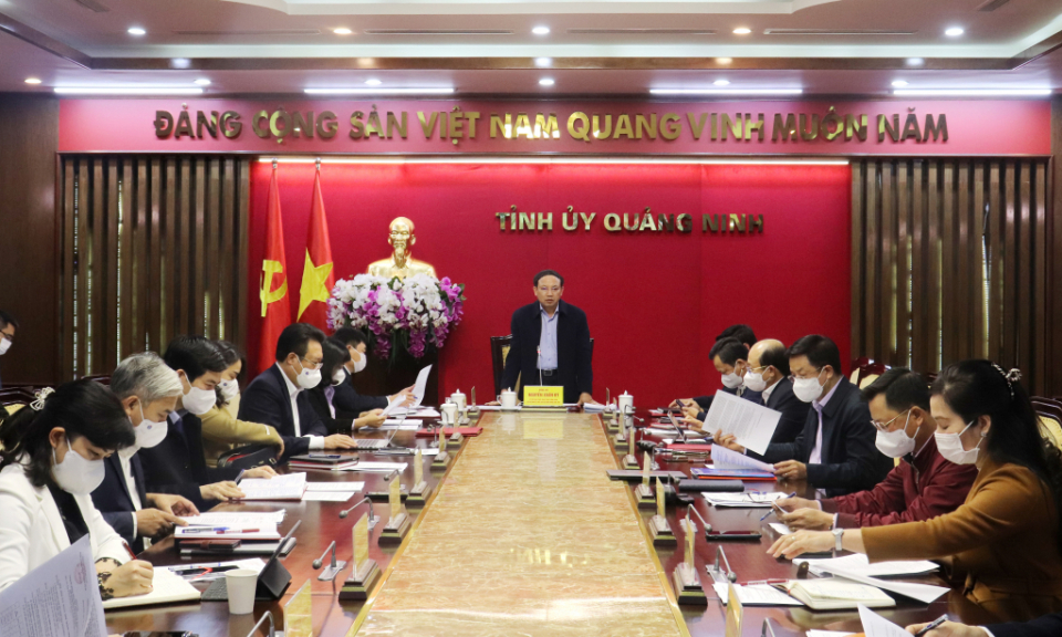 Giao ban Thường trực Tỉnh uỷ