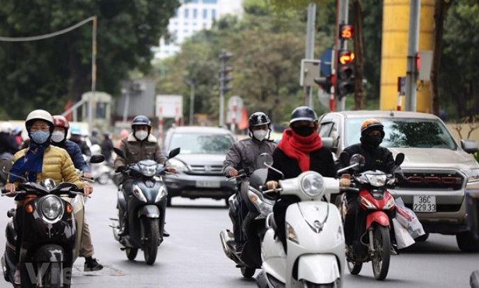 Đông Bắc Bộ nhiều mây, có mưa vài nơi, trời rét đậm, có nơi rét hại