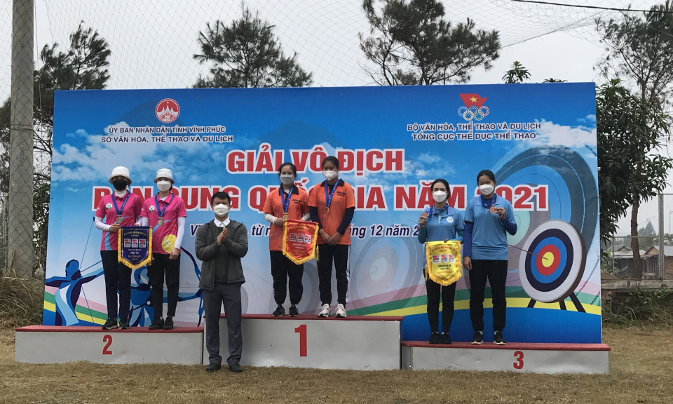 Quảng Ninh xếp thứ 3 toàn đoàn Giải vô địch bắn cung toàn quốc 2021