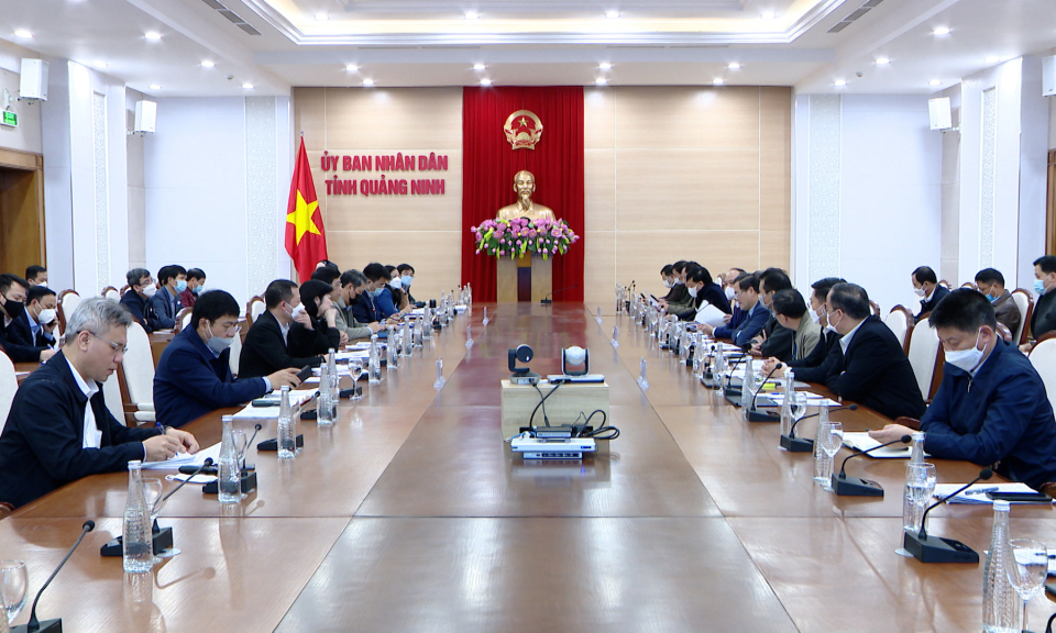 Bộ GT-VT làm việc với UBND tỉnh Quảng Ninh