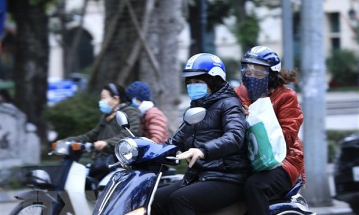 Đông Bắc bộ nhiều mây, có mưa vài nơi, trời rét đậm