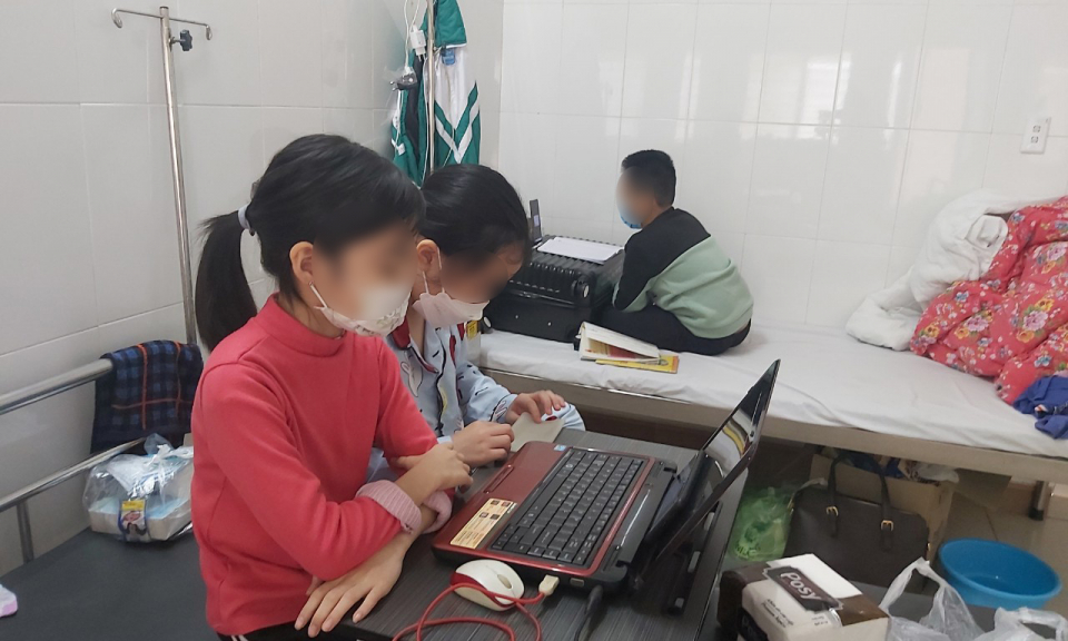 Ở nơi điều trị bệnh nhân Covid-19