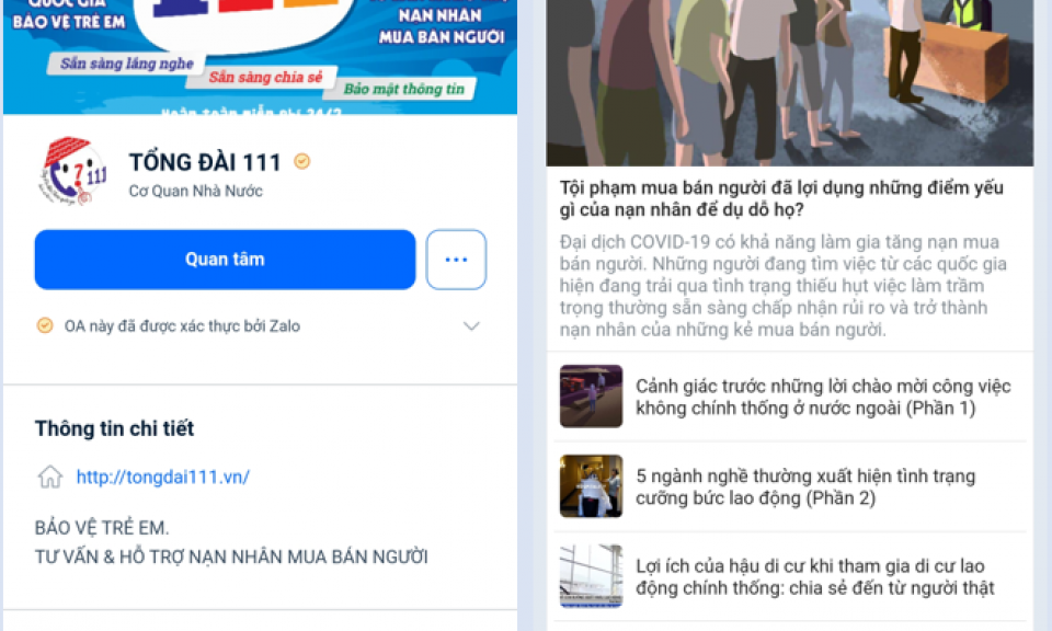Cục trẻ em kêu gọi tố cáo bạo hành, xâm hại trẻ em qua đường dây nóng 111 
