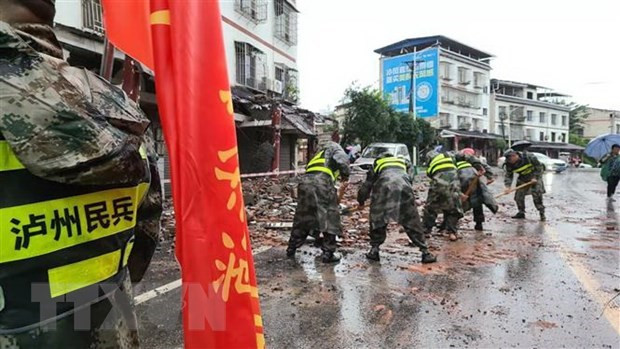 Trung Quoc: Dong dat co do lon 5,5 lam rung chuyen tinh Van Nam hinh anh 1