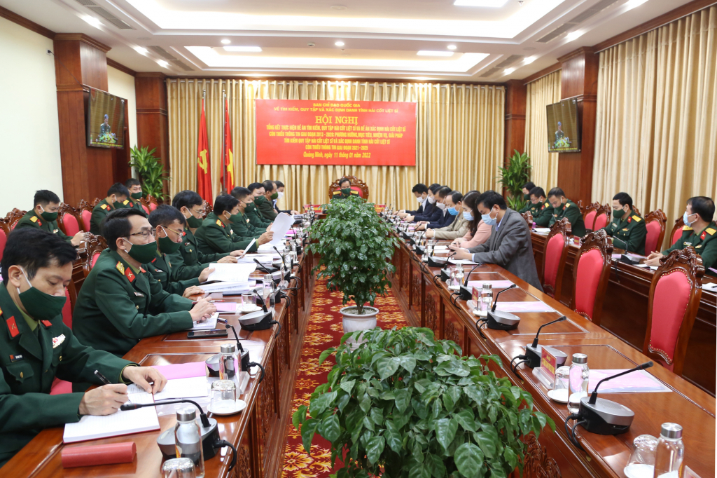 Quang cảnh hội nghị dự tại điểm cầu Bộ CHQS tỉnh Quảng Ninh.