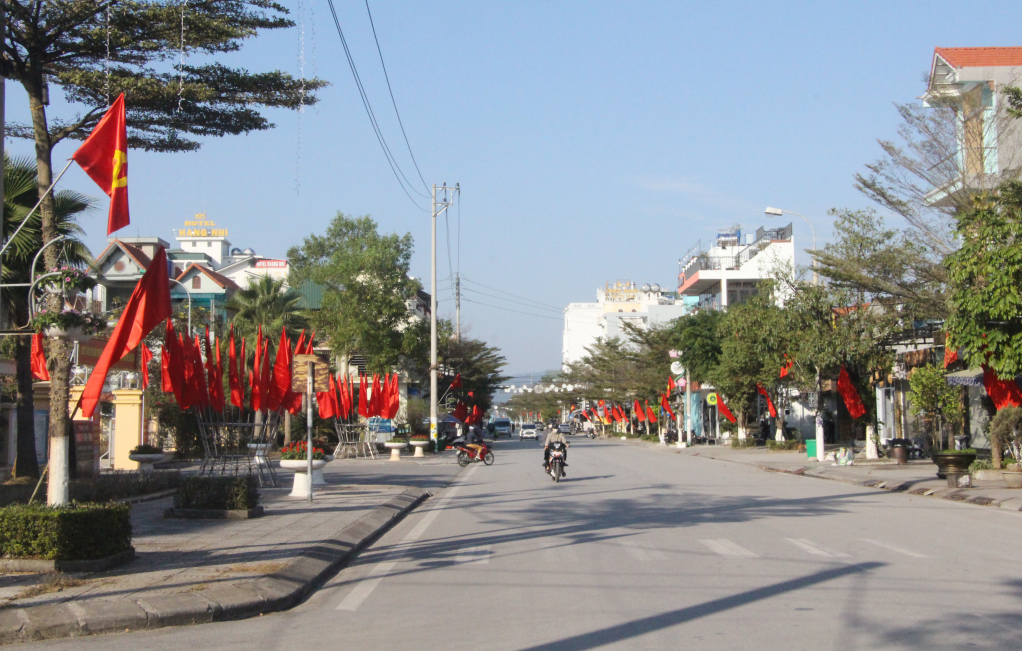 Bộ mặt đô thị của TX Đông Triều ngày càng khang trang.