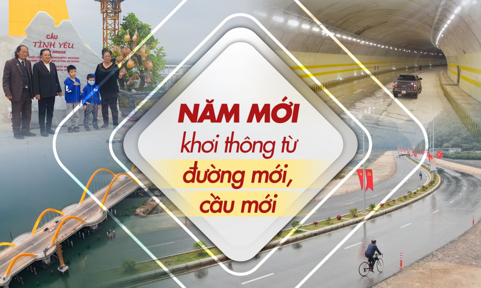 Năm mới khơi thông từ đường mới, cầu mới