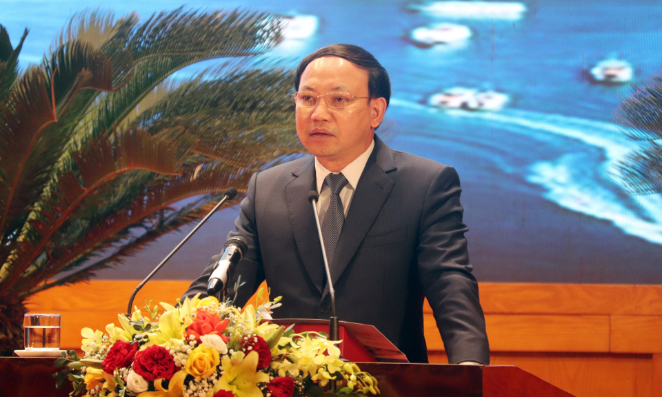 Bài phát biểu của đồng chí Bí thư Tỉnh ủy tại Hội nghị Tổng kết công tác thi đua, khen thưởng năm 2021 và triển khai phong trào thi đua năm 2022