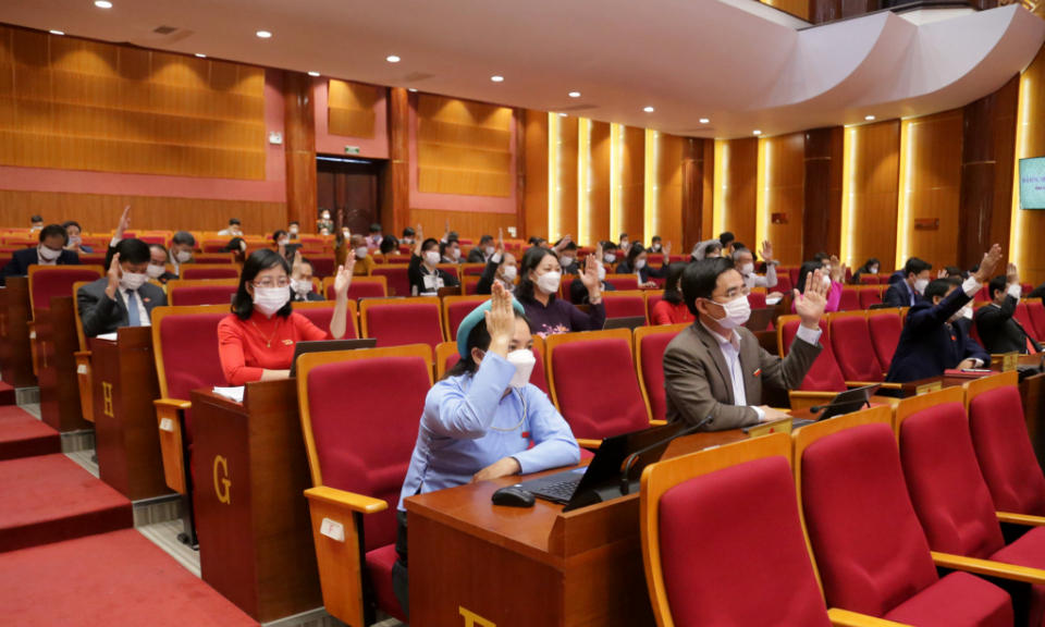 Các nghị quyết đã được thông qua tại Kỳ họp thứ 6, HĐND tỉnh khóa XIV