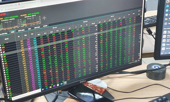 Chỉ số VN-Index lập đỉnh lịch sử trong phiên sáng đầu năm 2022