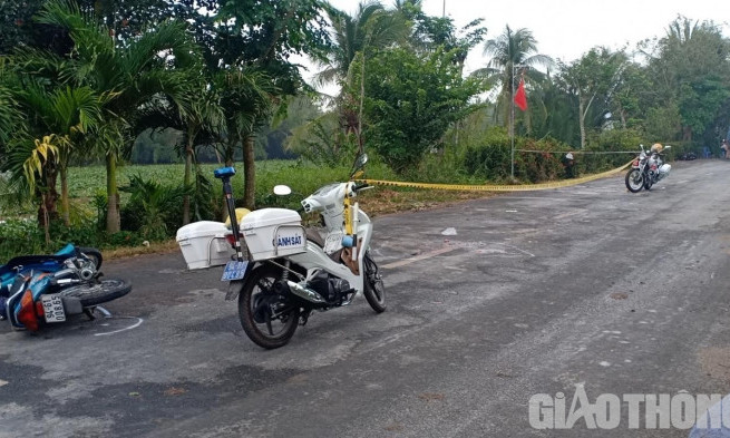 Hai người tử vong tại chỗ sau vụ xe bồn tông liên tiếp với xe máy