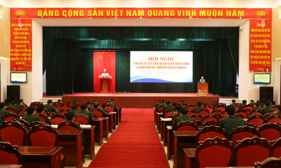 Bộ CHQS tỉnh Quảng Ninh triển khai nhiệm vụ công tác Đảng, công tác chính trị năm 2022