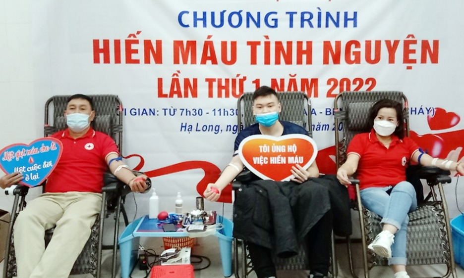 TP Hạ Long: Tiếp nhận 120 đơn vị máu từ chương trình hiến máu tình nguyện