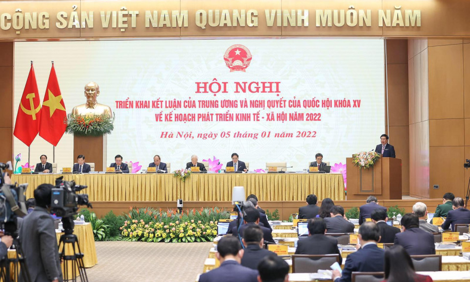 NGHỊ QUYẾT 01/NQ-CP: Chính phủ quyết tâm thực hiện thành công, toàn diện mục tiêu, nhiệm vụ kế hoạch năm 2022