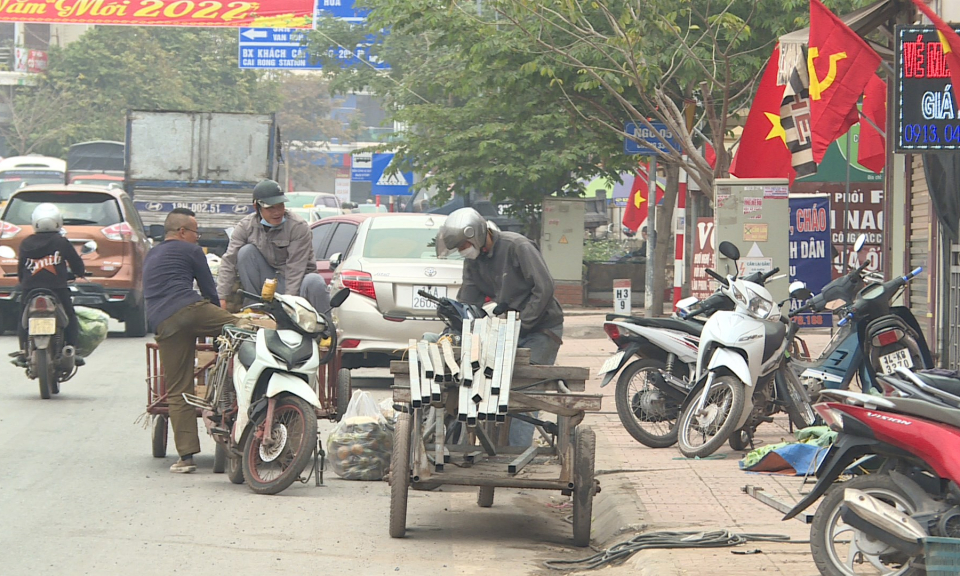 Tăng cường đảm bảo trật tự đô thị 